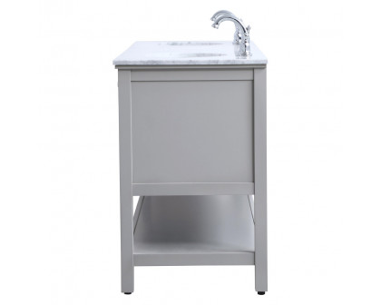 Elegant Bathroom Vanity - Gray, L 72" (VF27072GR)