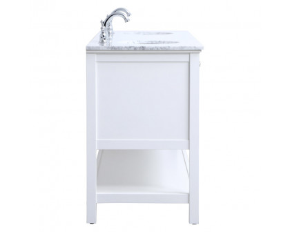 Elegant Bathroom Vanity - White, L 72" (VF27072WH)