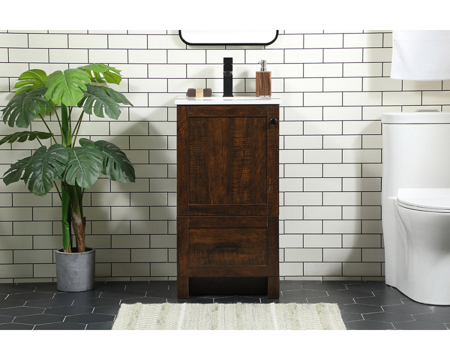 Elegant Bathroom Vanity - Espresso (VF2818EX)