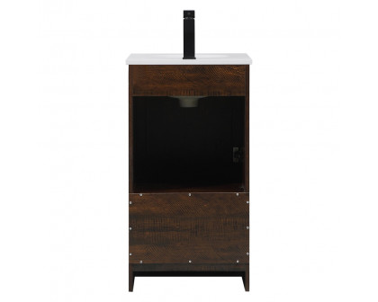 Elegant Bathroom Vanity - Espresso (VF2818EX)