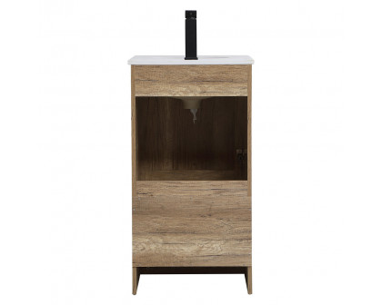 Elegant Bathroom Vanity - Natural Oak (VF2818NT)