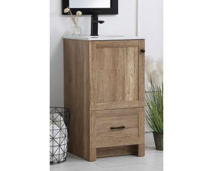 Elegant Bathroom Vanity - Natural Oak (VF2818NT)