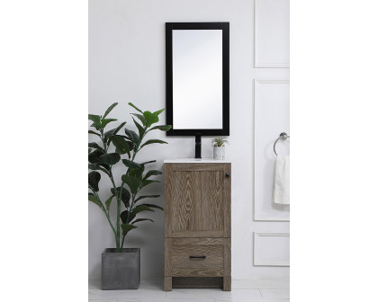 Elegant Bathroom Vanity - Weathered oak (VF2818WO)