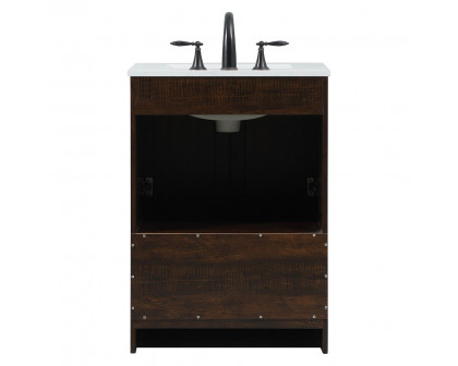 Elegant Bathroom Vanity - Espresso (VF2824EX)