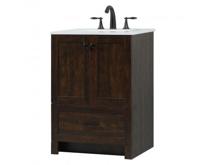 Elegant Bathroom Vanity - Espresso (VF2824EX)