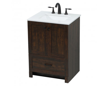 Elegant Bathroom Vanity - Espresso (VF2824EX)