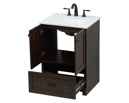 Elegant Bathroom Vanity - Espresso (VF2824EX)