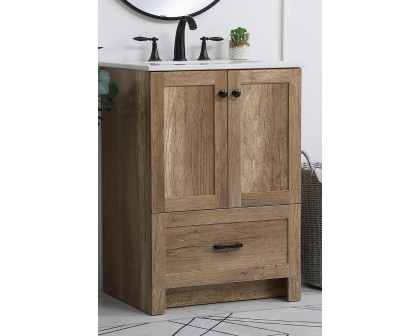 Elegant Bathroom Vanity - Natural Oak (VF2824NT)