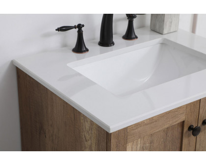 Elegant Bathroom Vanity - Natural Oak (VF2824NT)