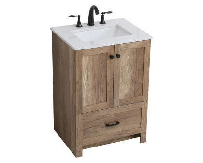 Elegant Bathroom Vanity - Natural Oak (VF2824NT)