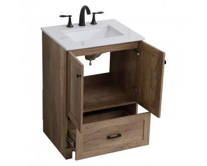 Elegant Bathroom Vanity - Natural Oak (VF2824NT)