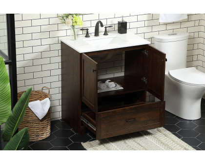 Elegant Bathroom Vanity - Espresso (VF2830EX)