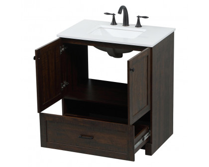 Elegant Bathroom Vanity - Espresso (VF2830EX)