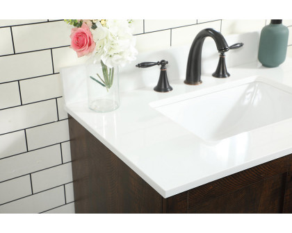 Elegant Bathroom Vanity - Espresso (VF2830EX-BS)