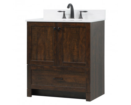 Elegant Bathroom Vanity - Espresso (VF2830EX-BS)