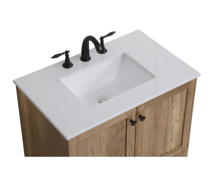 Elegant Bathroom Vanity - Natural Oak (VF2830NT)