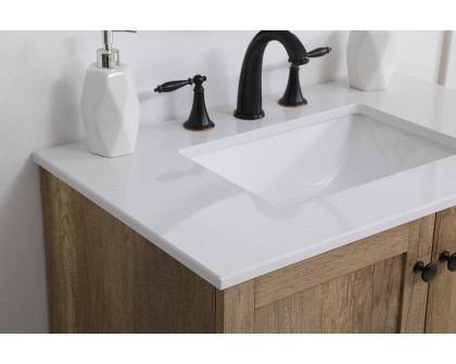 Elegant Bathroom Vanity - Natural Oak (VF2830NT)