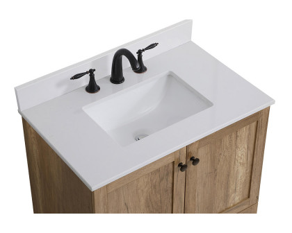 Elegant Bathroom Vanity - Natural Oak (VF2830NT-BS)