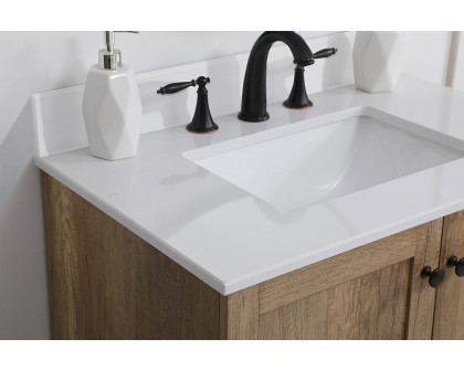 Elegant Bathroom Vanity - Natural Oak (VF2830NT-BS)