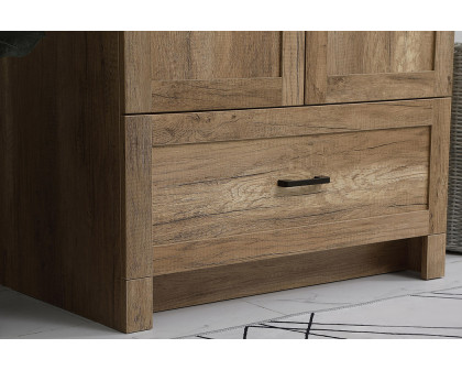 Elegant Bathroom Vanity - Natural Oak (VF2830NT-BS)