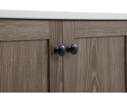 Elegant Bathroom Vanity - Weathered oak (VF2830WO-BS)