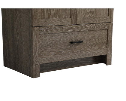 Elegant Bathroom Vanity - Weathered oak (VF2830WO-BS)