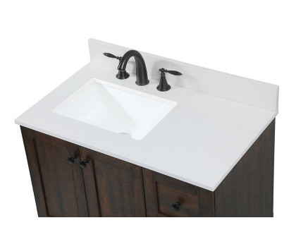 Elegant Bathroom Vanity - Espresso (VF2832EX-BS)