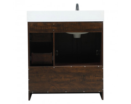 Elegant Bathroom Vanity - Espresso (VF2832EX-BS)