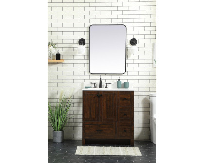 Elegant Bathroom Vanity - Espresso (VF2832EX-BS)