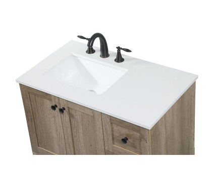 Elegant Bathroom Vanity - Natural Oak (VF2832NT)