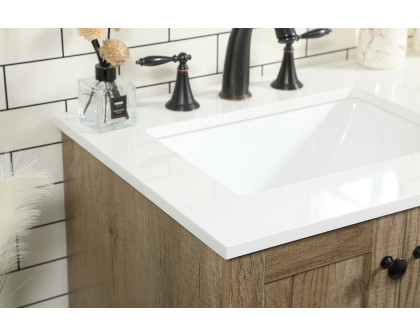 Elegant Bathroom Vanity - Natural Oak (VF2832NT)