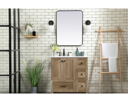 Elegant Bathroom Vanity - Natural Oak (VF2832NT-BS)