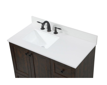 Elegant Bathroom Vanity - Espresso (VF2836EX-BS)