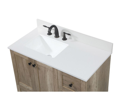 Elegant Bathroom Vanity - Natural Oak (VF2836NT-BS)