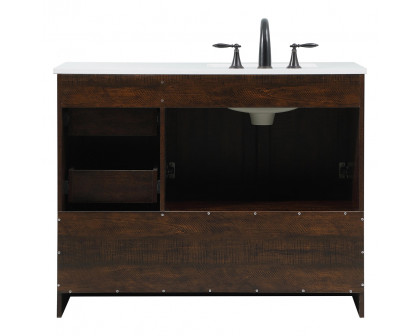 Elegant Bathroom Vanity - Espresso (VF2842EX)