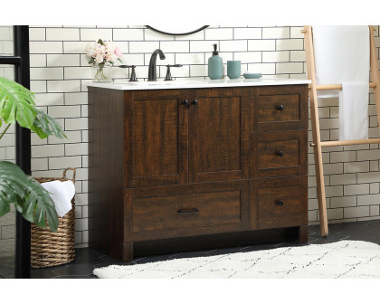 Elegant Bathroom Vanity - Espresso (VF2842EX)