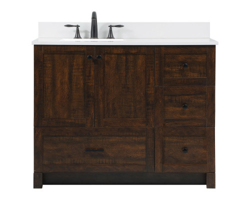 Elegant Bathroom Vanity - Espresso (VF2842EX-BS)