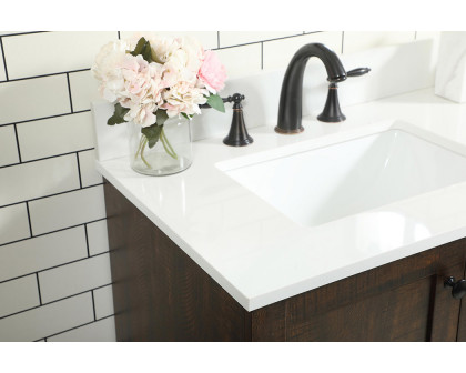 Elegant Bathroom Vanity - Espresso (VF2842EX-BS)