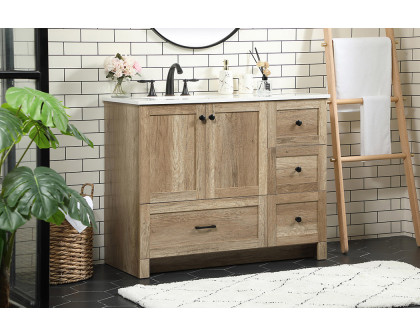 Elegant Bathroom Vanity - Natural Oak (VF2842NT)