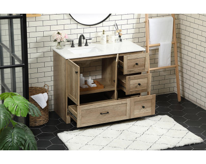 Elegant Bathroom Vanity - Natural Oak (VF2842NT)