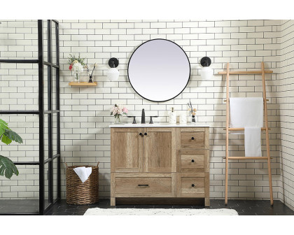 Elegant Bathroom Vanity - Natural Oak (VF2842NT)