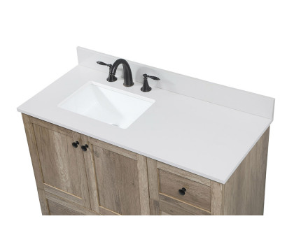 Elegant Bathroom Vanity - Natural Oak (VF2842NT-BS)