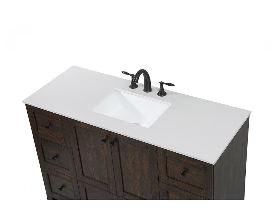 Elegant Bathroom Vanity - Espresso (VF2848EX)