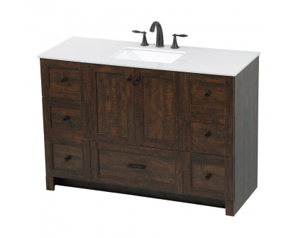 Elegant Bathroom Vanity - Espresso (VF2848EX)