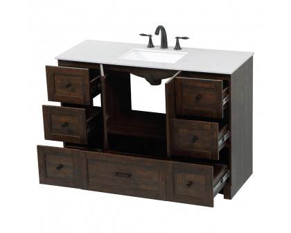 Elegant Bathroom Vanity - Espresso (VF2848EX)