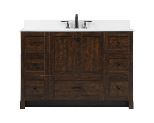 Elegant Bathroom Vanity - Espresso (VF2848EX-BS)