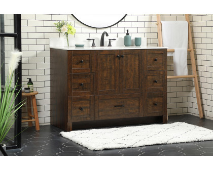 Elegant Bathroom Vanity - Espresso (VF2848EX-BS)