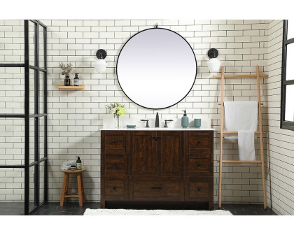 Elegant Bathroom Vanity - Espresso (VF2848EX-BS)