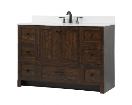 Elegant Bathroom Vanity - Espresso (VF2848EX-BS)