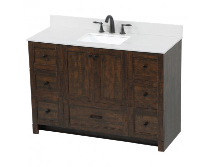 Elegant Bathroom Vanity - Espresso (VF2848EX-BS)